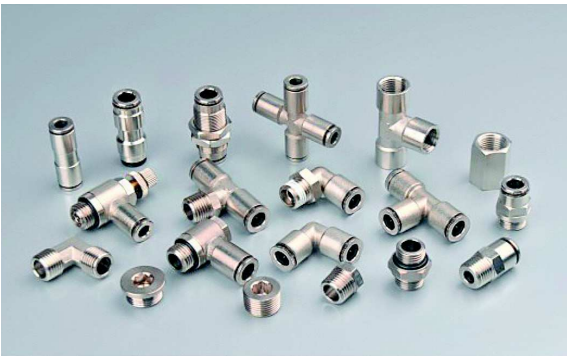 Vesta Brass Quick Push-In Fittings QB Serie